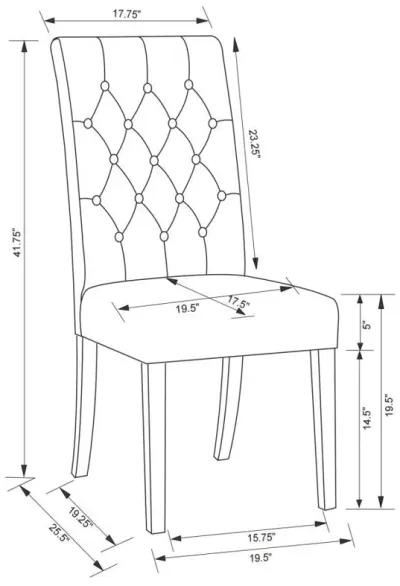 Douglas - Upholstered Dining Side Chair (Set of 2) - Oatmeal