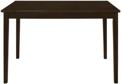 Guillen - 5 Piece Rectangular Dining Table Set - Cappuccino