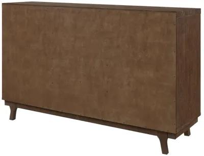 Reynolds - 2 Door Sideboard Buffet Storage Cabinet - Brown Oak