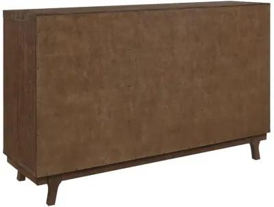 Reynolds - 2 Door Sideboard Buffet Storage Cabinet - Brown Oak