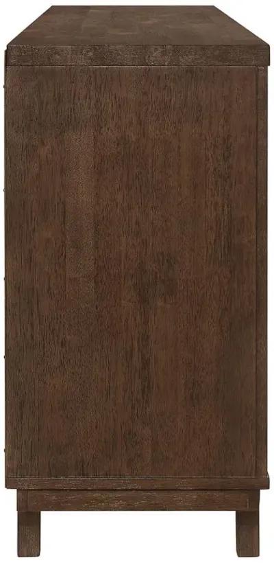 Reynolds - 2 Door Sideboard Buffet Storage Cabinet - Brown Oak