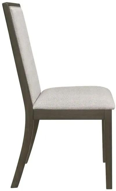 Kelly - Upholstered Dining Side Chair (Set of 2) - Dark Gray