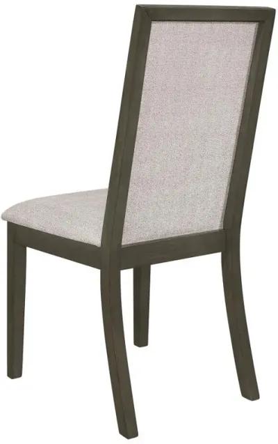 Kelly - Upholstered Dining Side Chair (Set of 2) - Dark Gray