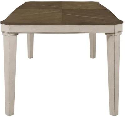 Ronnie - Rectangular Wood Dining Table - Rustic Cream