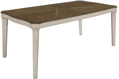 Ronnie - Rectangular Wood Dining Table - Rustic Cream