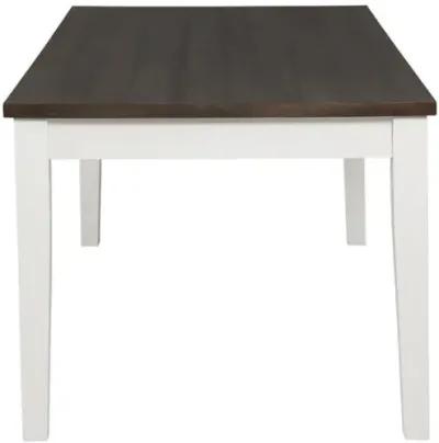 Kingman - 4-Drawer Dining Table - Distressed White