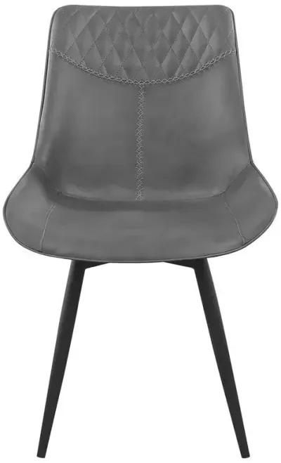 Brassie - Upholstered Swivel Dining Side Chair (Set of 2) - Gray