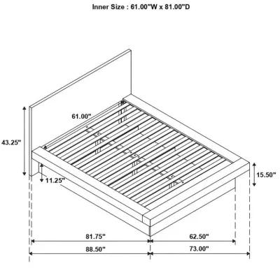 Jessica - Bedroom Set With LED