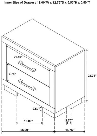 Jessica - Bedroom Set With LED