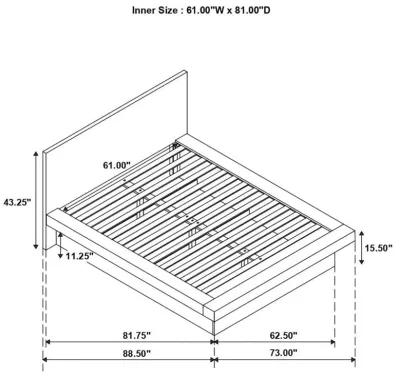 Jessica - Bedroom Set With LED