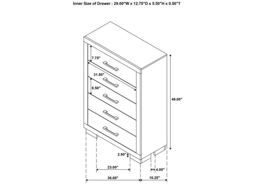 Jessica - 5-Drawer Chest