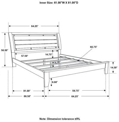 Serenity - Panel Bed