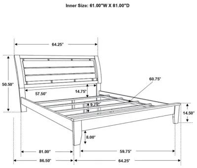 Serenity - Panel Bed