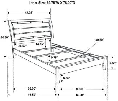 Serenity - Panel Bed