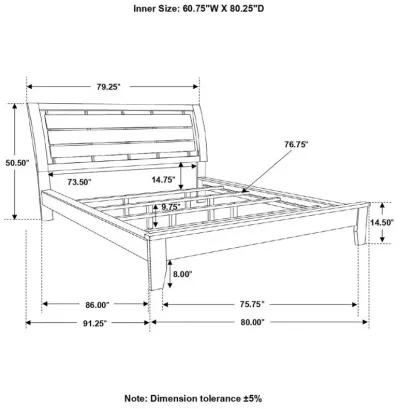 Serenity - Panel Bed