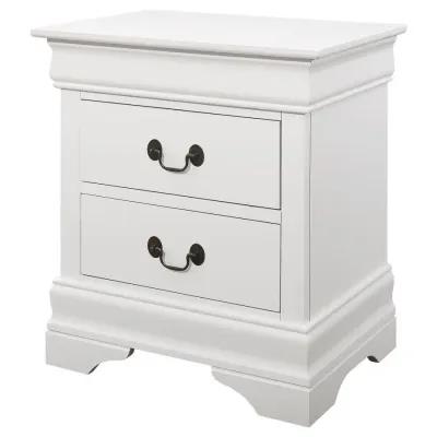 Louis Philippe - Two-drawer Nightstand