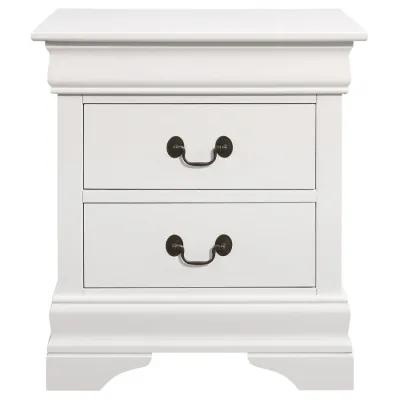 Louis Philippe - Two-drawer Nightstand