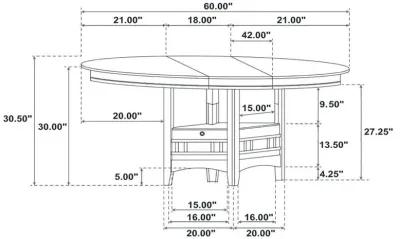 Lavon - Dining Table with Storage