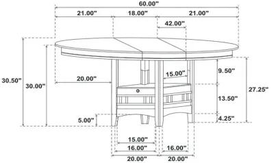 Lavon - Dining Table with Storage