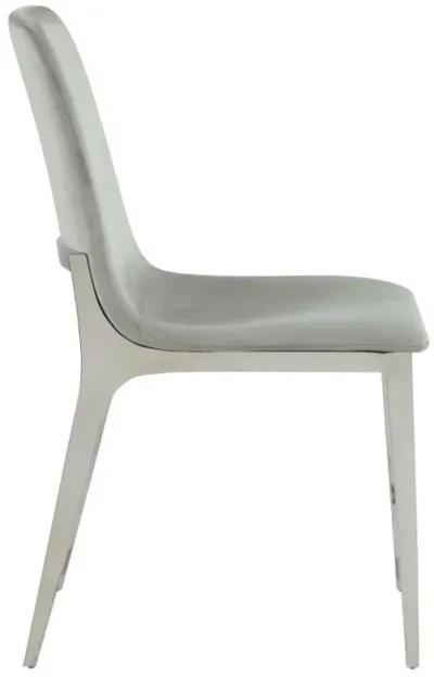 Irene - Upholstered Dining Side Chair (Set of 4) - Light Gray