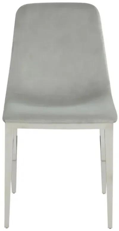 Irene - Upholstered Dining Side Chair (Set of 4) - Light Gray