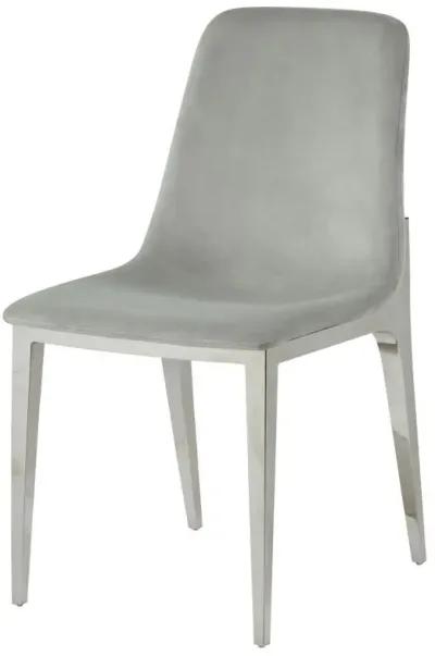 Irene - Upholstered Dining Side Chair (Set of 4) - Light Gray