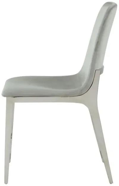 Irene - Upholstered Dining Side Chair (Set of 4) - Light Gray