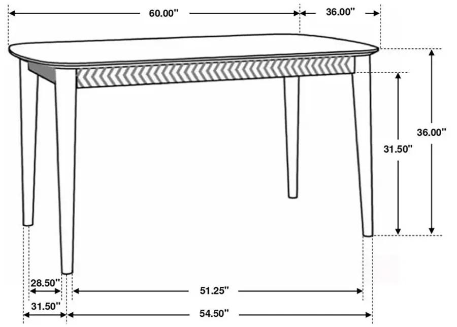 Partridge - Rectangular Counter Height Table - Natural Sheesham