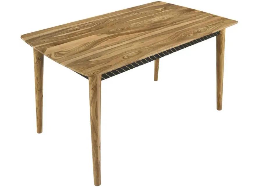 Partridge - Rectangular Counter Height Table - Natural Sheesham