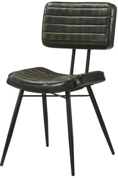 Misty - Leather Upholstered Dining Chair (Set of 2) - Espresso