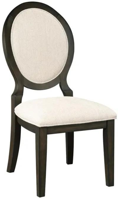 Twyla - Oval Back Dining Side Chair (Set of 2) - Dark Cocoa