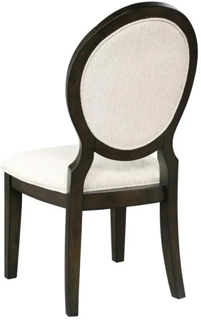 Twyla - Oval Back Dining Side Chair (Set of 2) - Dark Cocoa