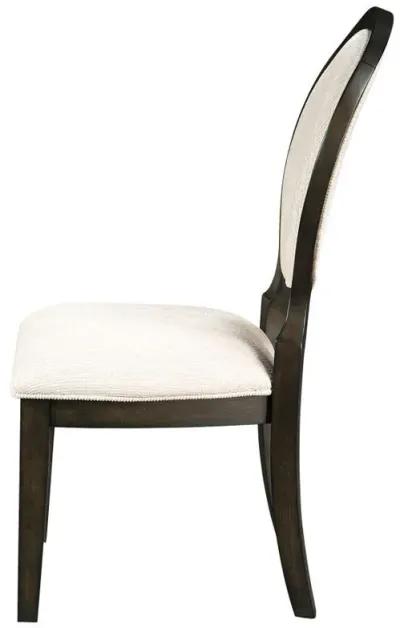 Twyla - Oval Back Dining Side Chair (Set of 2) - Dark Cocoa