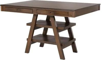 Dewey - Rectangular Counter Height Dining Table - Walnut