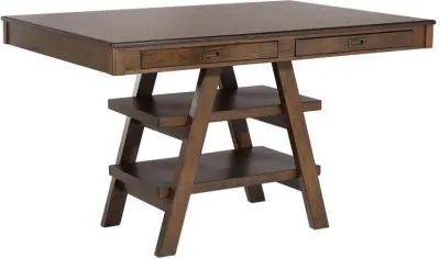 Dewey - Rectangular Counter Height Dining Table - Walnut