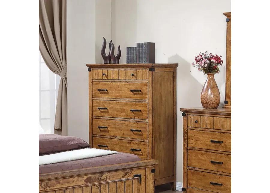 Brenner - 7-Drawer Chest - Rustic Honey