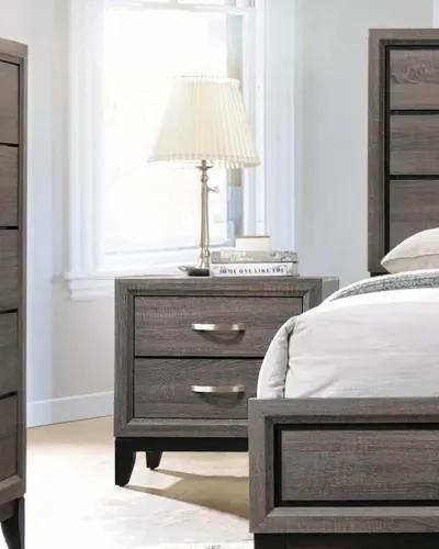 Watson - 2-Drawer Nightstand - Gray Oak