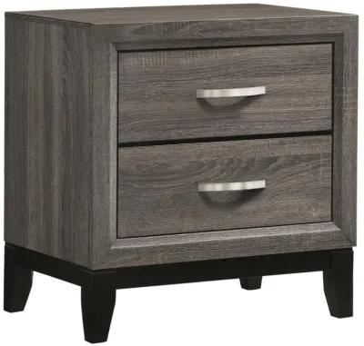 Watson - 2-Drawer Nightstand - Gray Oak