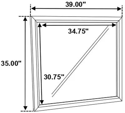 Watson - Dresser Mirror - Gray Oak