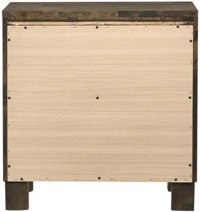 Woodmont - 2-Drawer Nightstand - Rustic Golden Brown