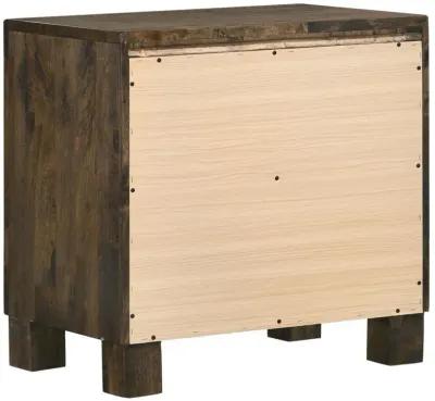 Woodmont - 2-Drawer Nightstand - Rustic Golden Brown