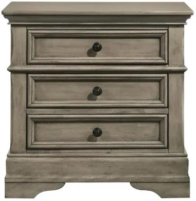 Manchester - 3-Drawer Nightstand - Wheat Brown