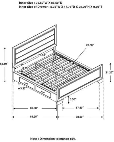 Kauffman - Storage Bed