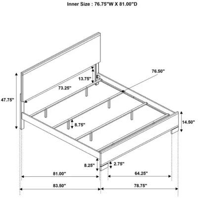 Edmonton - Panel Bed