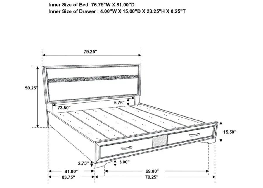 Miranda - 2-Drawer Storage Bed