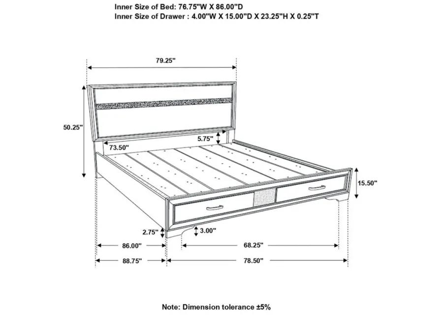 Miranda - 2-Drawer Storage Bed