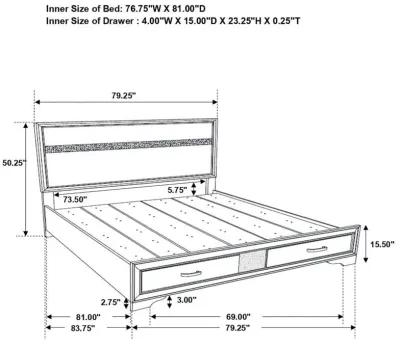 Miranda - 2-Drawer Storage Bed