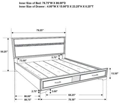 Miranda - 2-Drawer Storage Bed