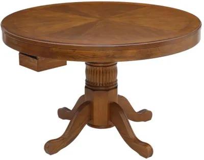 Mitchell - 5-Piece Dining And Game Table Set - Amber