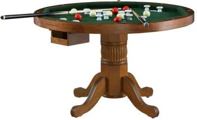 Mitchell - 5-Piece Dining And Game Table Set - Amber